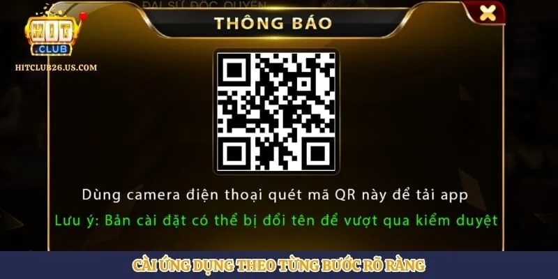 Tải App Hitclub | Hình số 2 Cài ứng dụng theo từng bước rõ ràng